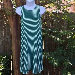 Old Navy Sleeveless Striped T-Shirt Tank Dress
